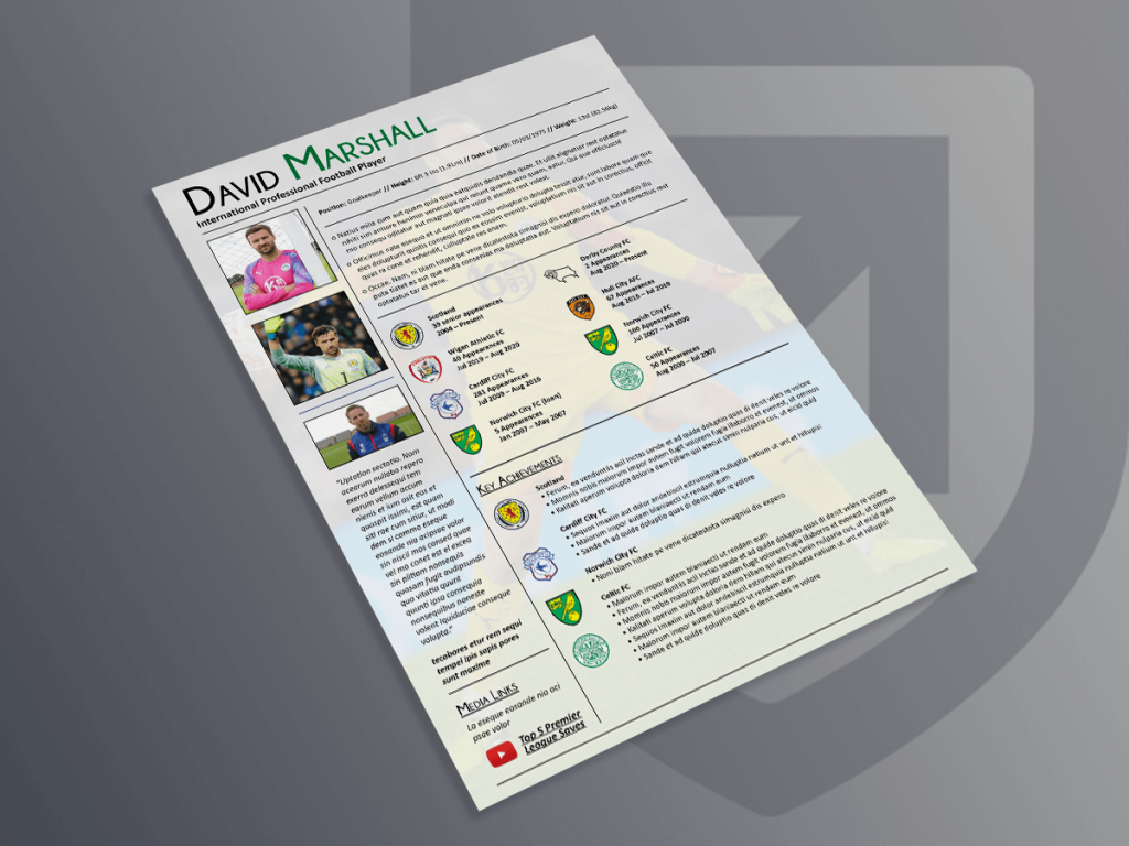 1 Page CV A