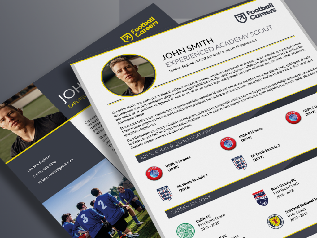 Football Careers Automated CVs