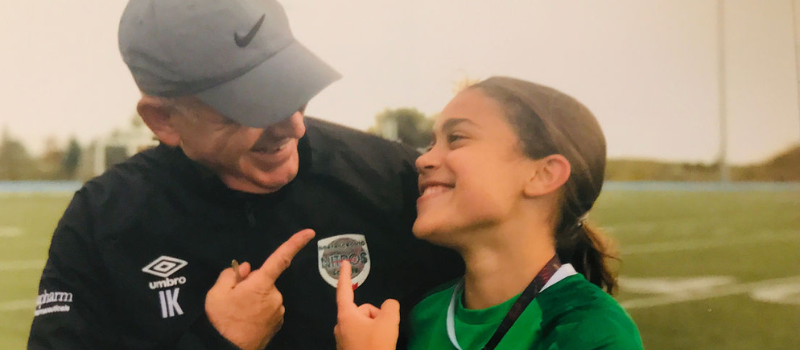 Iain's last game at North Toronto Nitros saw '06 OPDL Girls midfielder Emma Inciarte score a last-minute equaliser.