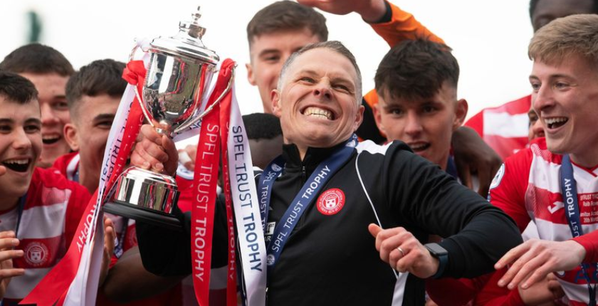 Hamilton Accies win the SPFL Trust Trophy