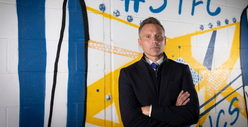 Matt Taylor, manager of Shrewsbury Town FC