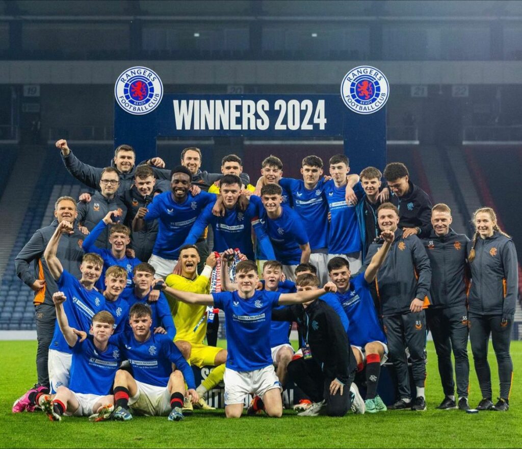 Steven Smith Rangers under-18 Scottish FA Youth Cup